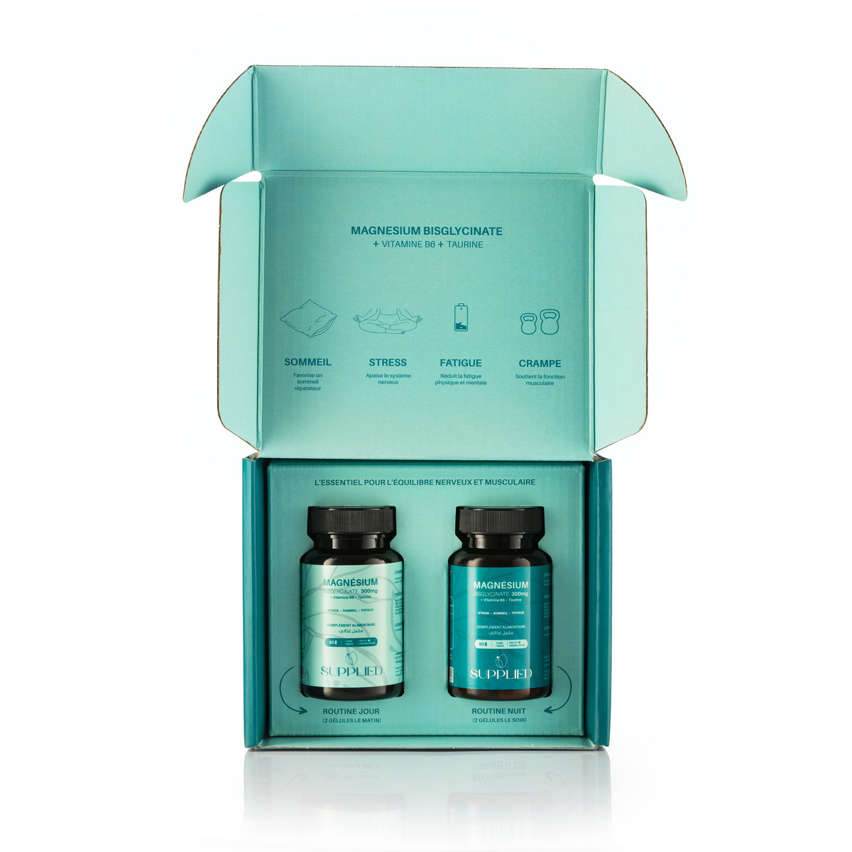 Magnésium bisglycinate 300mg + B6 + Taurine