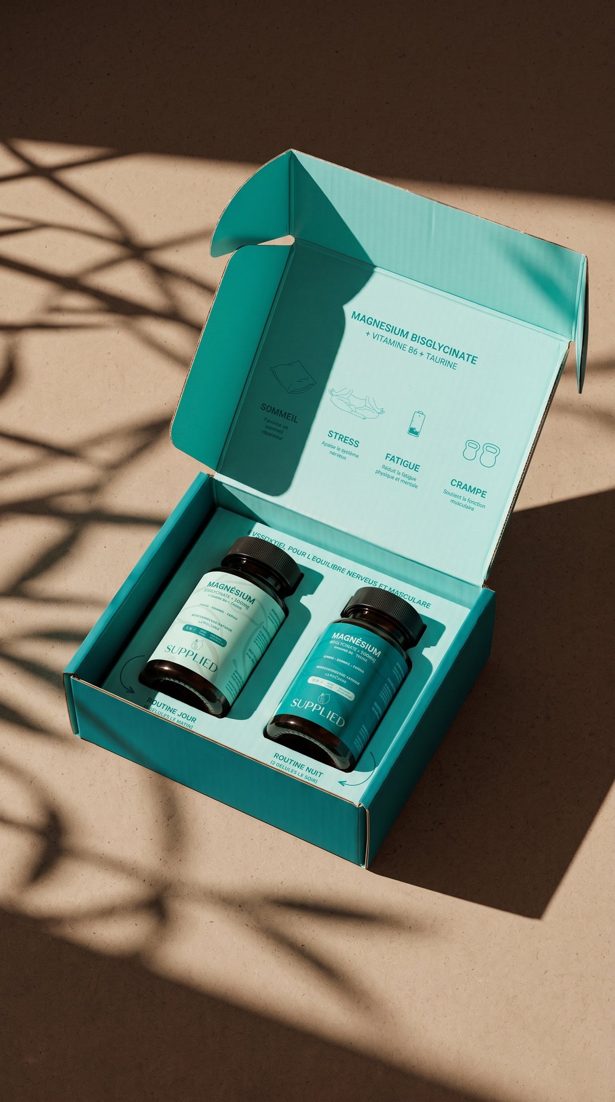 Magnésium bisglycinate 300mg + B6 + Taurine